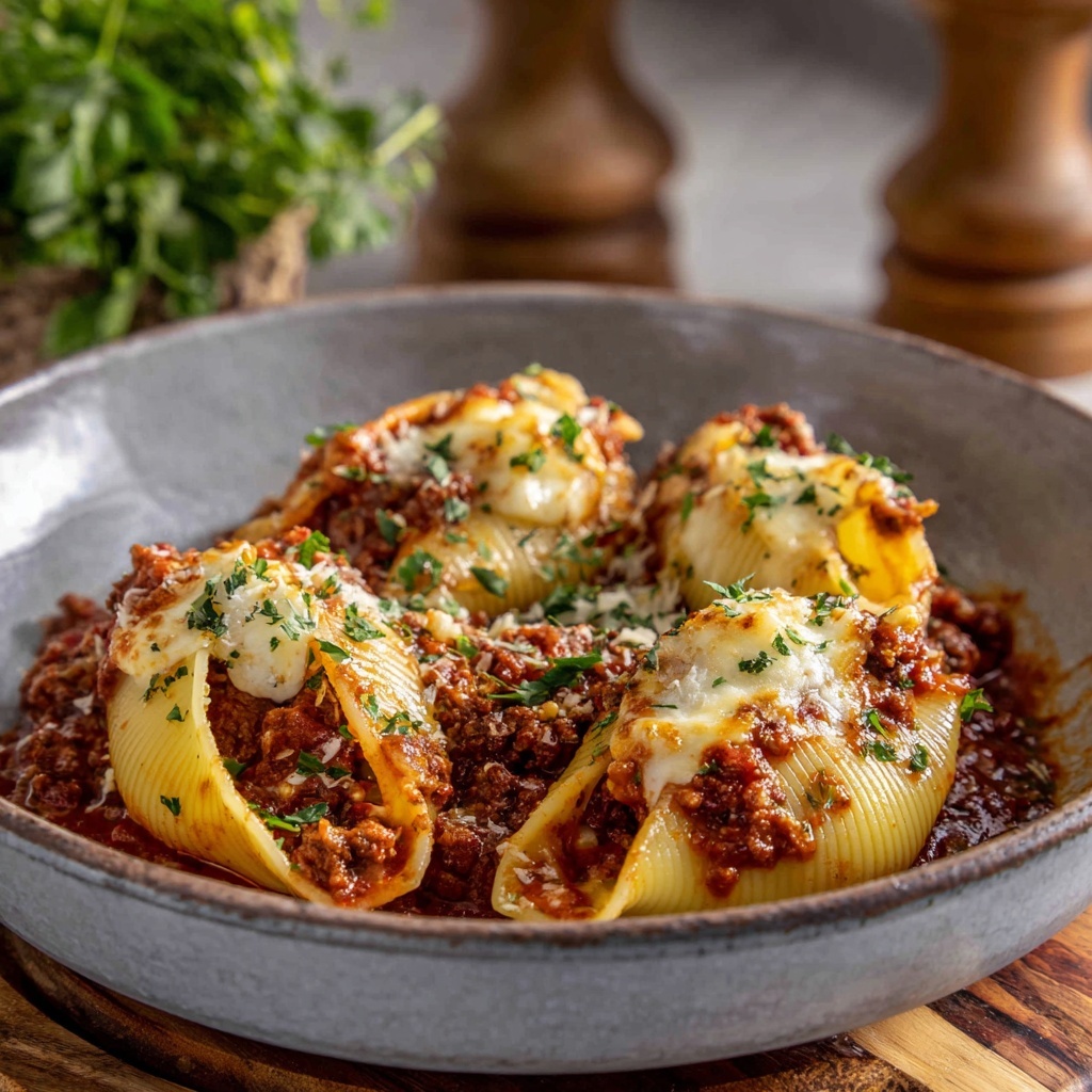 Stuffed Shells alla Ragu