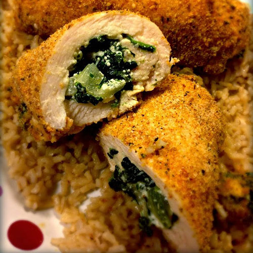 Spinach and Feta Stuffed Chicken Breast (Copy)