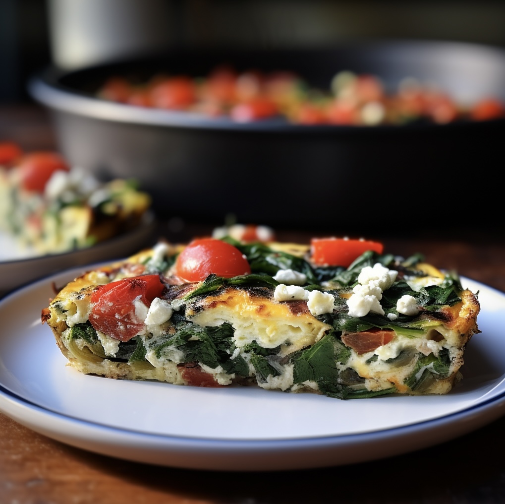 Tomato and Feta Frittata