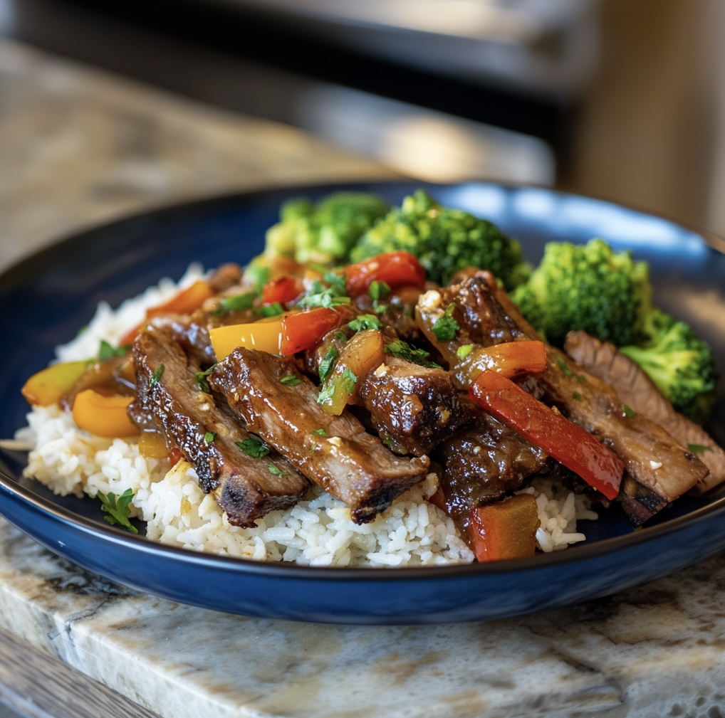 Asian Short Rib and Broccoli