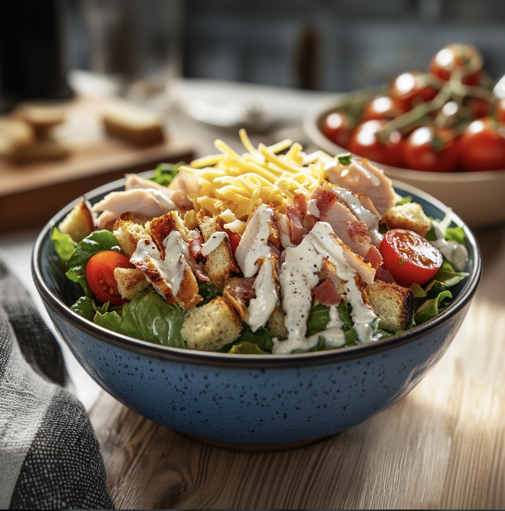 Turkey Club Salad