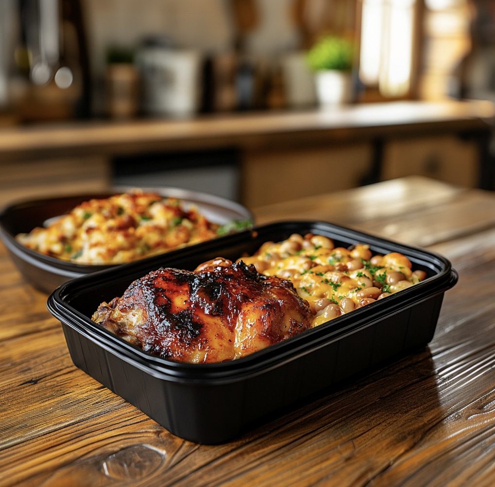 BBQ Chicken & Beans